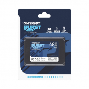 480GB Patriot 2,5" Burst Elite SSD meghajtó (PBE480GS25SSDR)